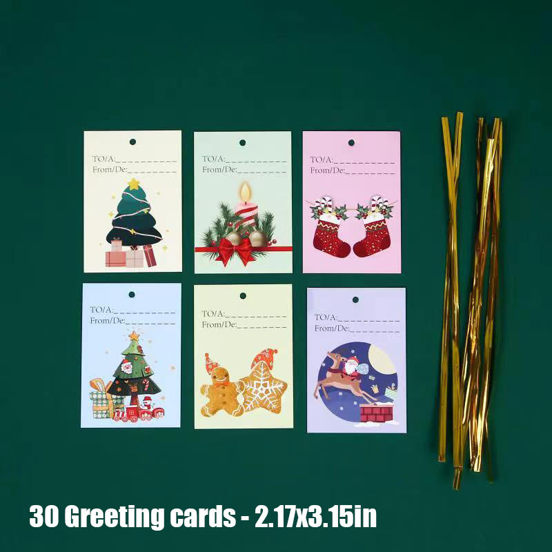 Weihnachtlicher Zugbeutel Geschenktüte