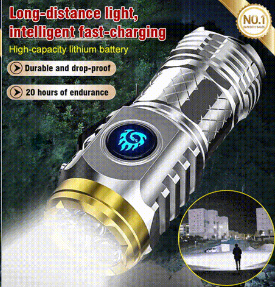 Deutsche dreiäugige Monster-Mini-Super-Power-Taschenlampe