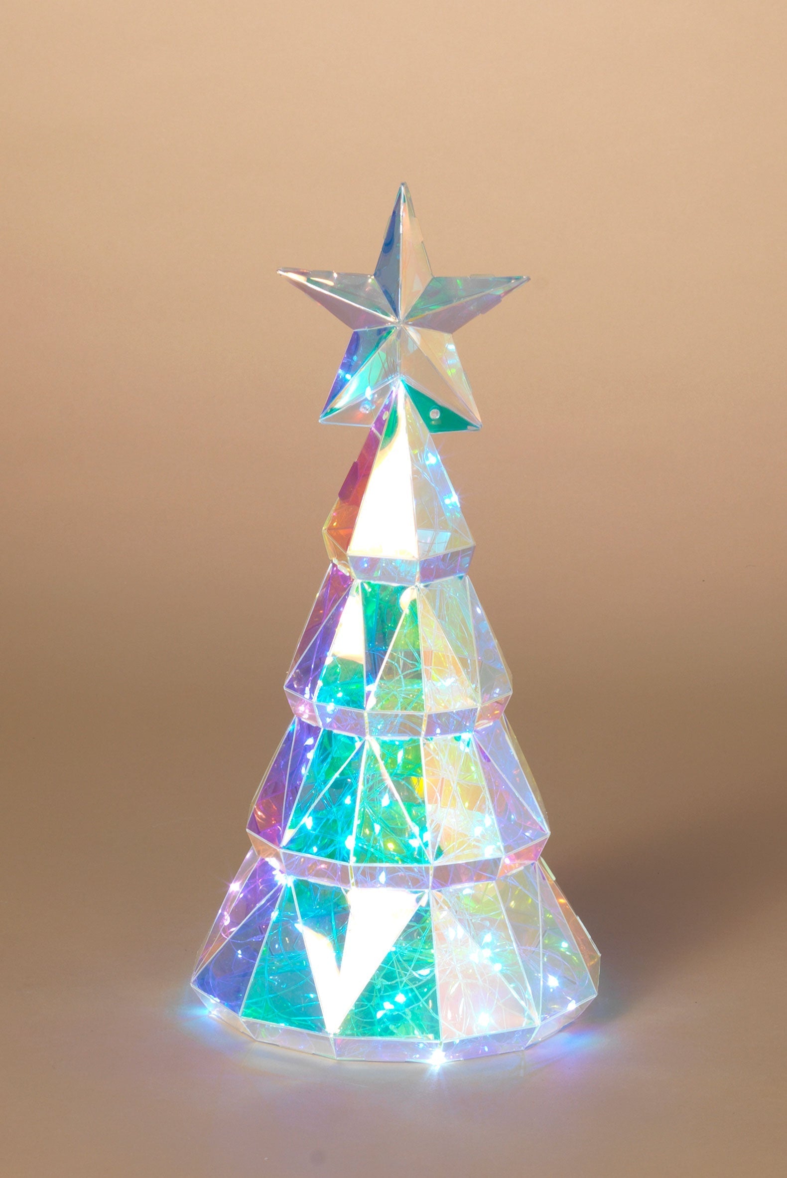 3D Holographischer Weihnachtsbaum mit Fernbedienung und USB-Betrieb