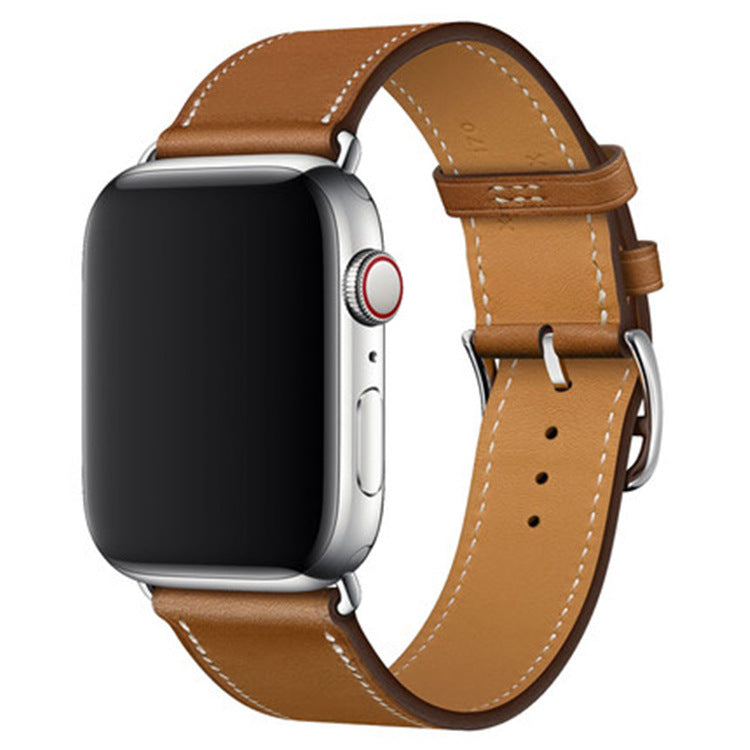 Apple Watch echtem Leder handgefertigtes Armband