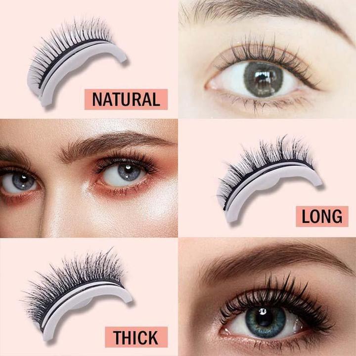 Wiederverwendbare selbstklebende Wimpern für natürlichen Wimpern-Look