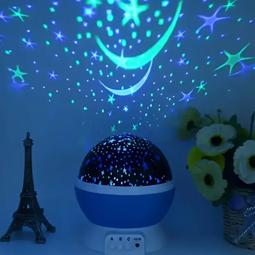 Rotierende LED Sternprojektor Galaxie Nachtlampe