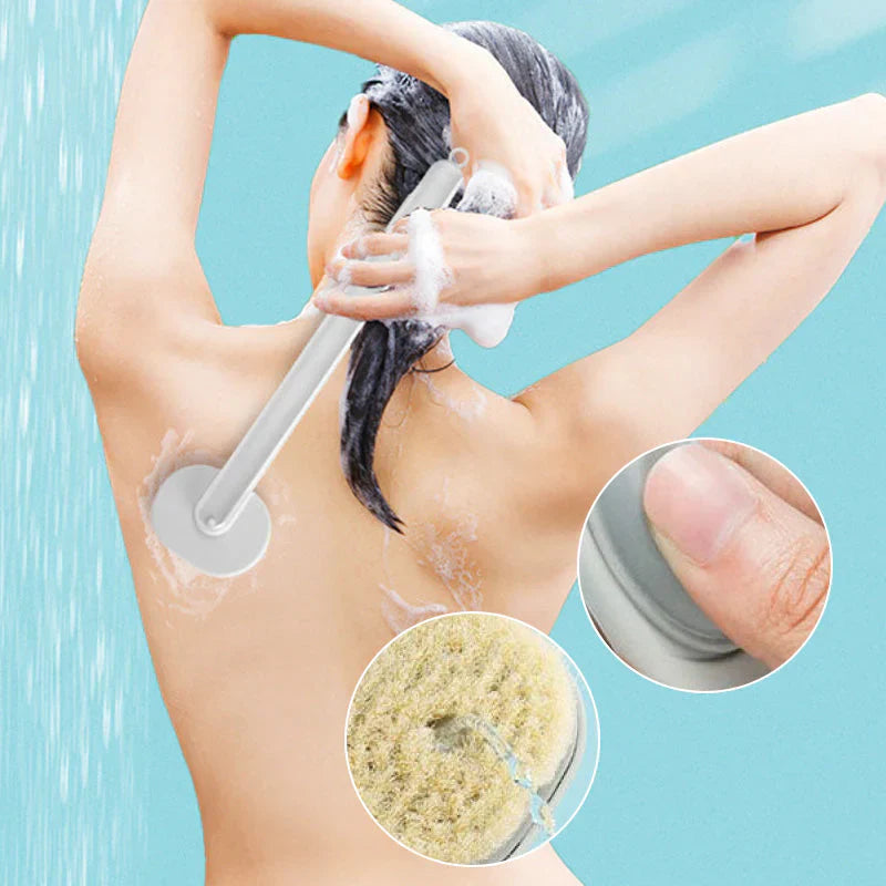 Badebürste mit ergonomischem langem Griff