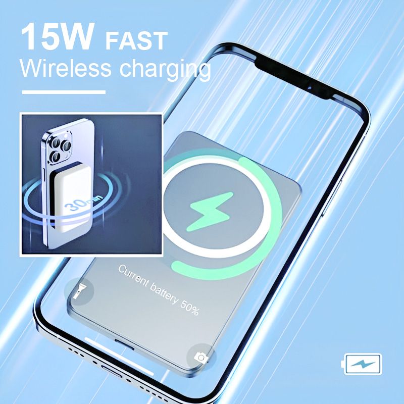 Tragbare kabellose magnetische Powerbank