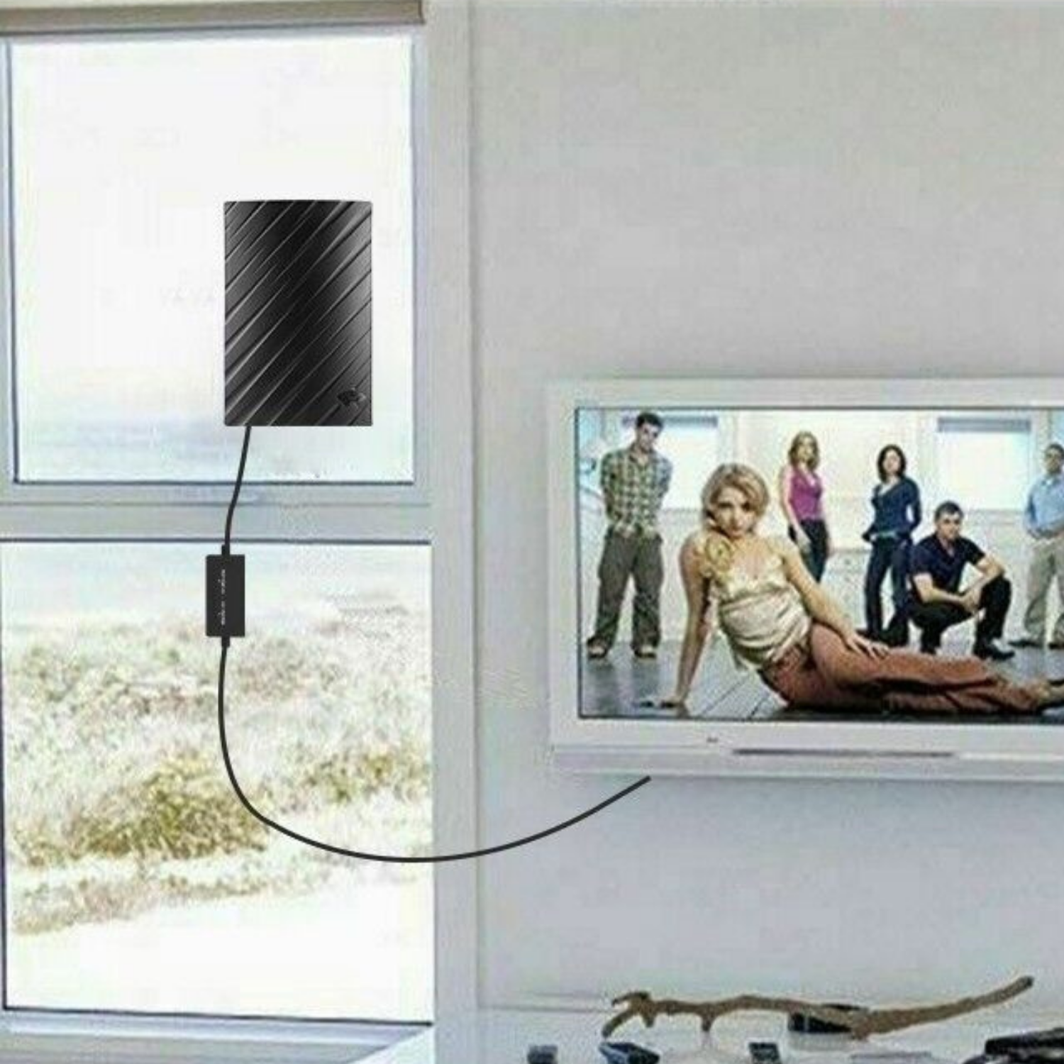 Long Range Indoor HDTV 4K Digitalantenne 600 Meilen