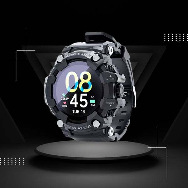 Taktische Rugged Smartwatch - Militärische Haltbarkeit mit Sportmerkmalen - Ideal für raue Umgebungen