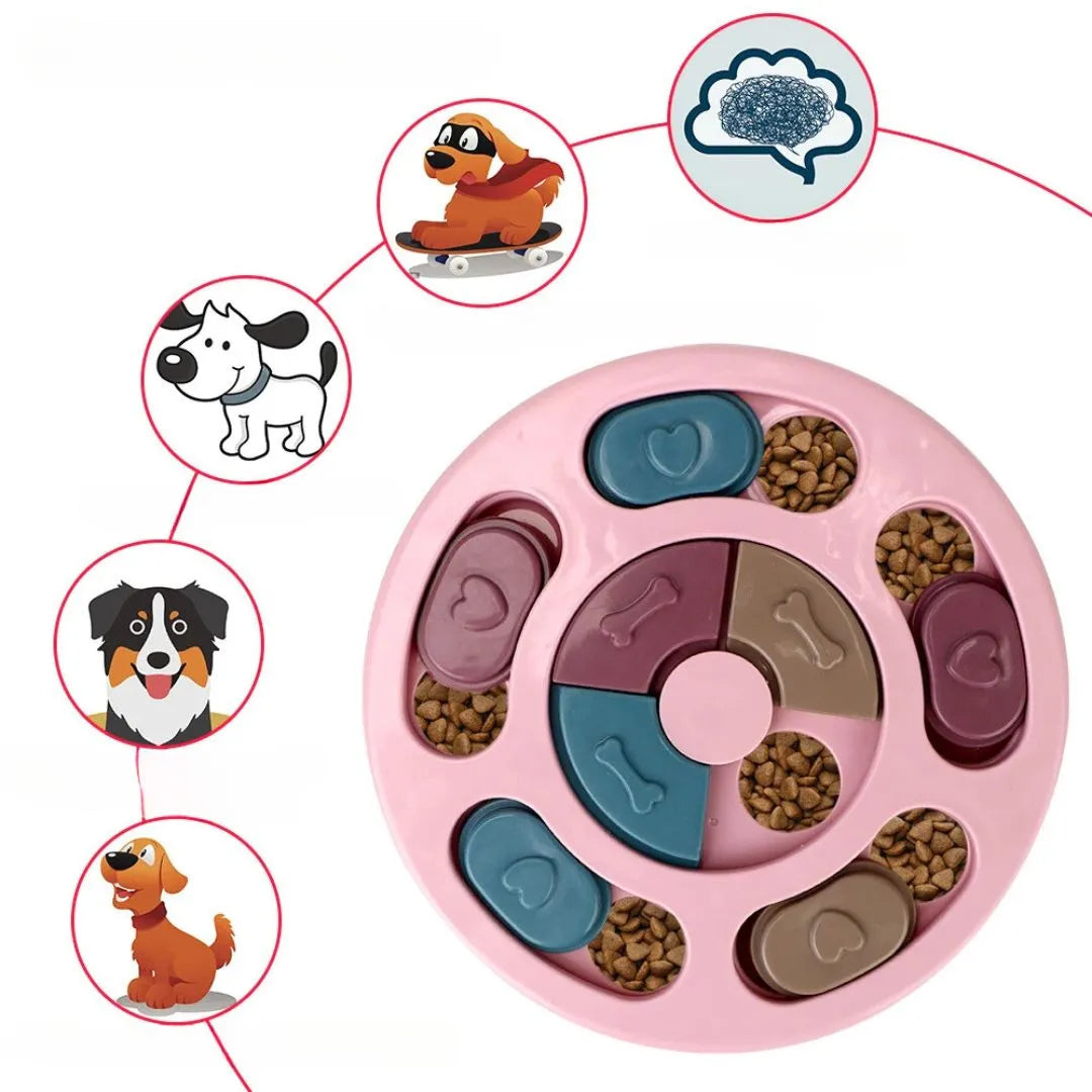 Interaktives Intelligenzspielzeug für Hunde | Mit Futterausgabe