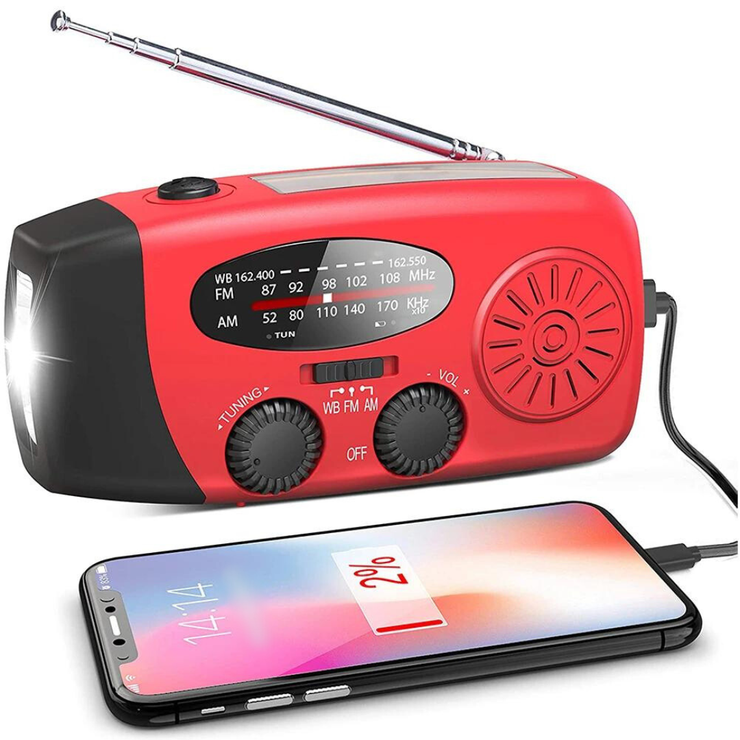 RadFlash - Multifunktionale Solar Radio Taschenlampe