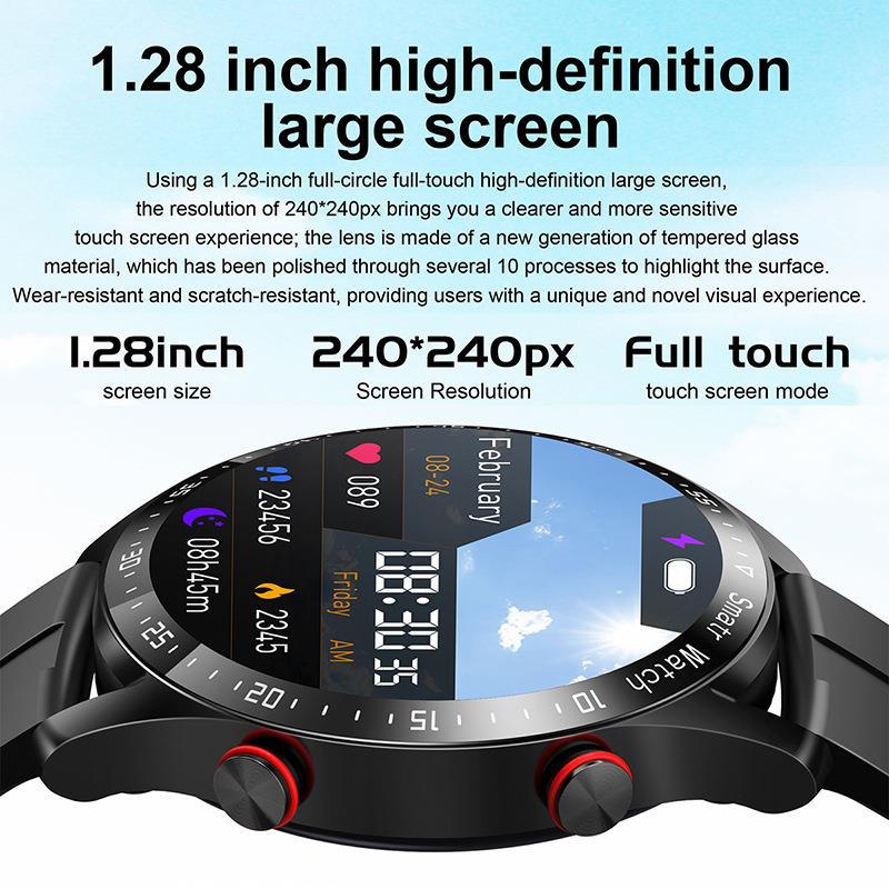 Multifunktionale Bluetooth Talk Casual Smartwatch Für Männer/Frauen