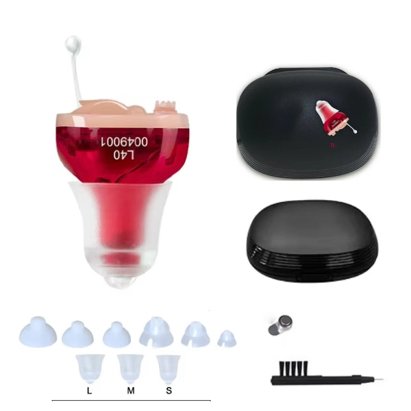 Unsichtbare Wiederaufladbare Hörgeräte mit Klarem Klang