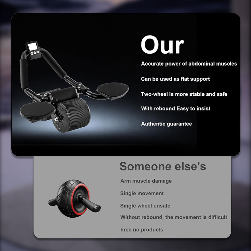 Ellenbogenstütze Rebound Bauchroller (Erhalten Sie eine kostenlose Kniefolie)