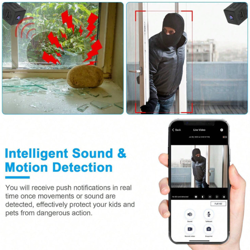 HD WLAN-Kamera mit Fernzugriff und Audio-Synchronisation