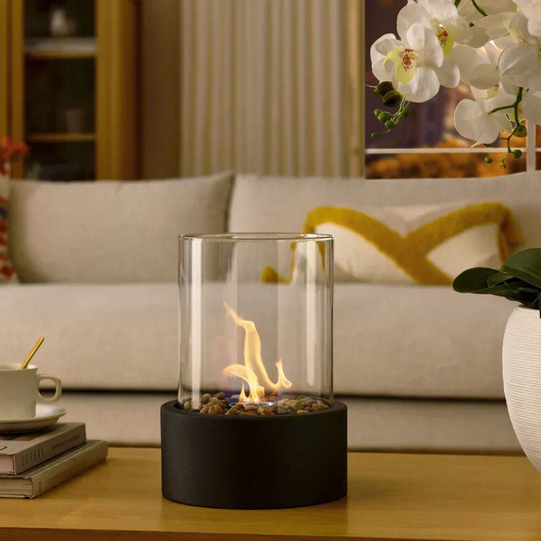 Moderne Tragbare Mini Feuerstelle Tischlampe