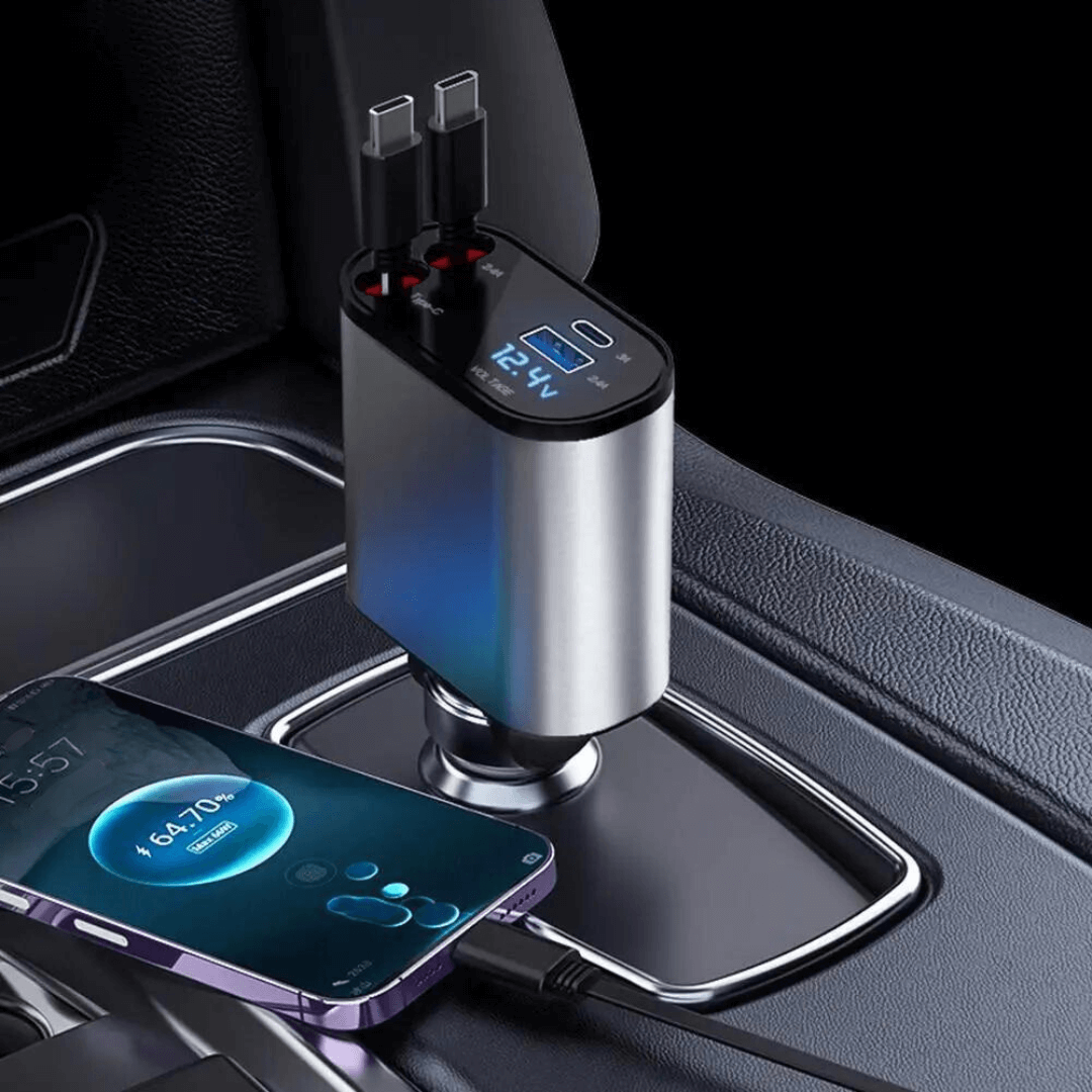 PowerHub 4-in-1 Auto Ladesation - Optimales Laden, Kompaktes Design