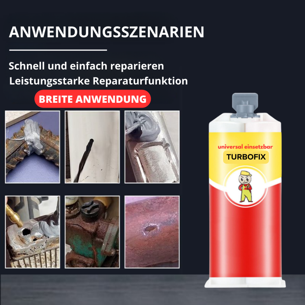 TurboFix™ | Starker Metall-Reparaturkleber | Kein Schweißen erforderlich!