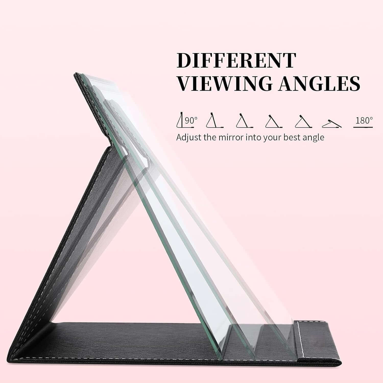 Kompakter Kosmetikspiegel mit Ständer