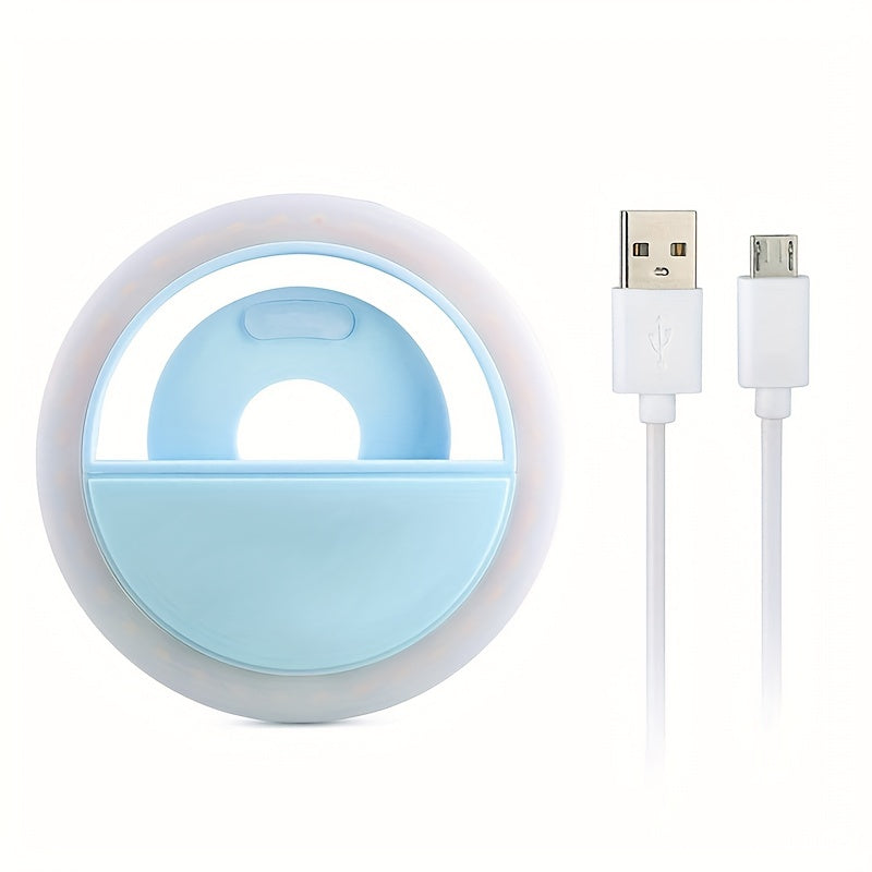 Lumi LED Selfie Ring Light – Tragbare Aufladbare Lampe für Smartphone und Computer