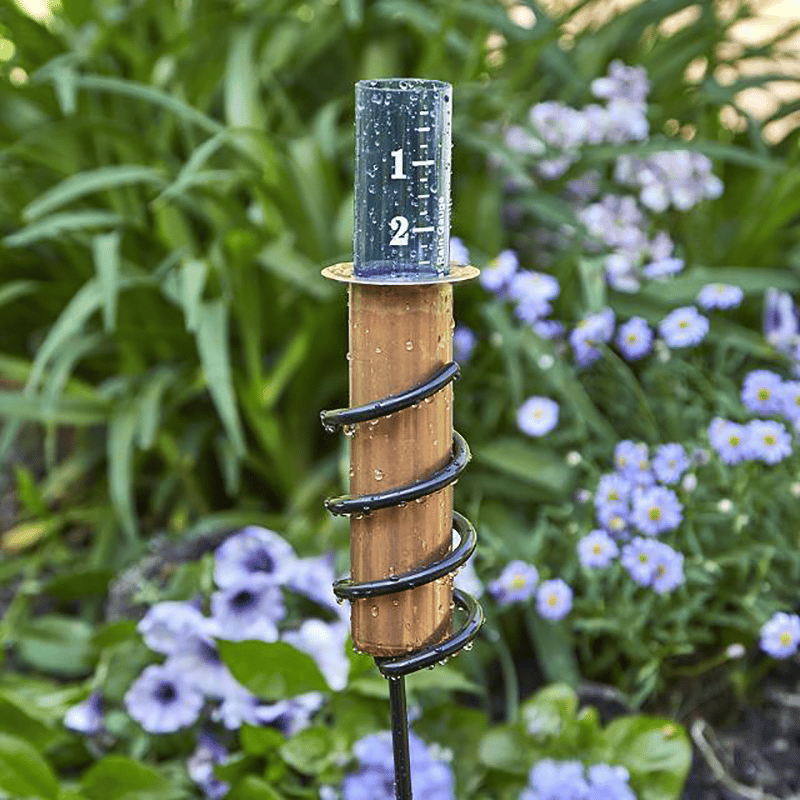 Innovatives Regenmessgerät für präzise Messungen im Garten
