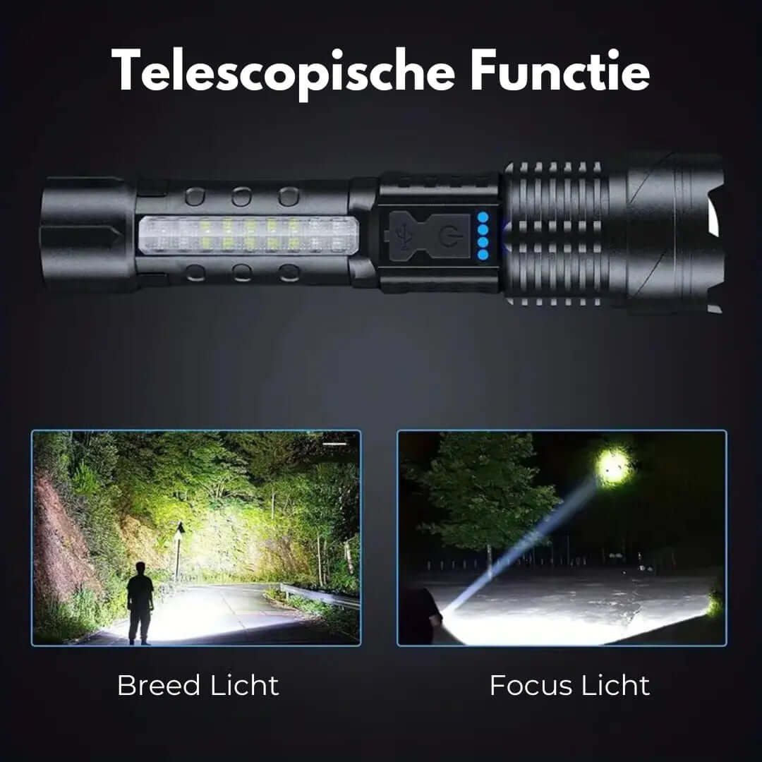 Zelara Taktische Taschenlampe 5000 Lumen