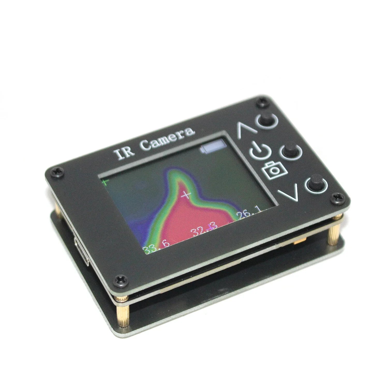 Infrarot-Wärmebildkamera mit 24x32 Pixel-Sensor, 2,0 LCD, 240x320 Auflösung, -40℃ bis 300℃ Bereich