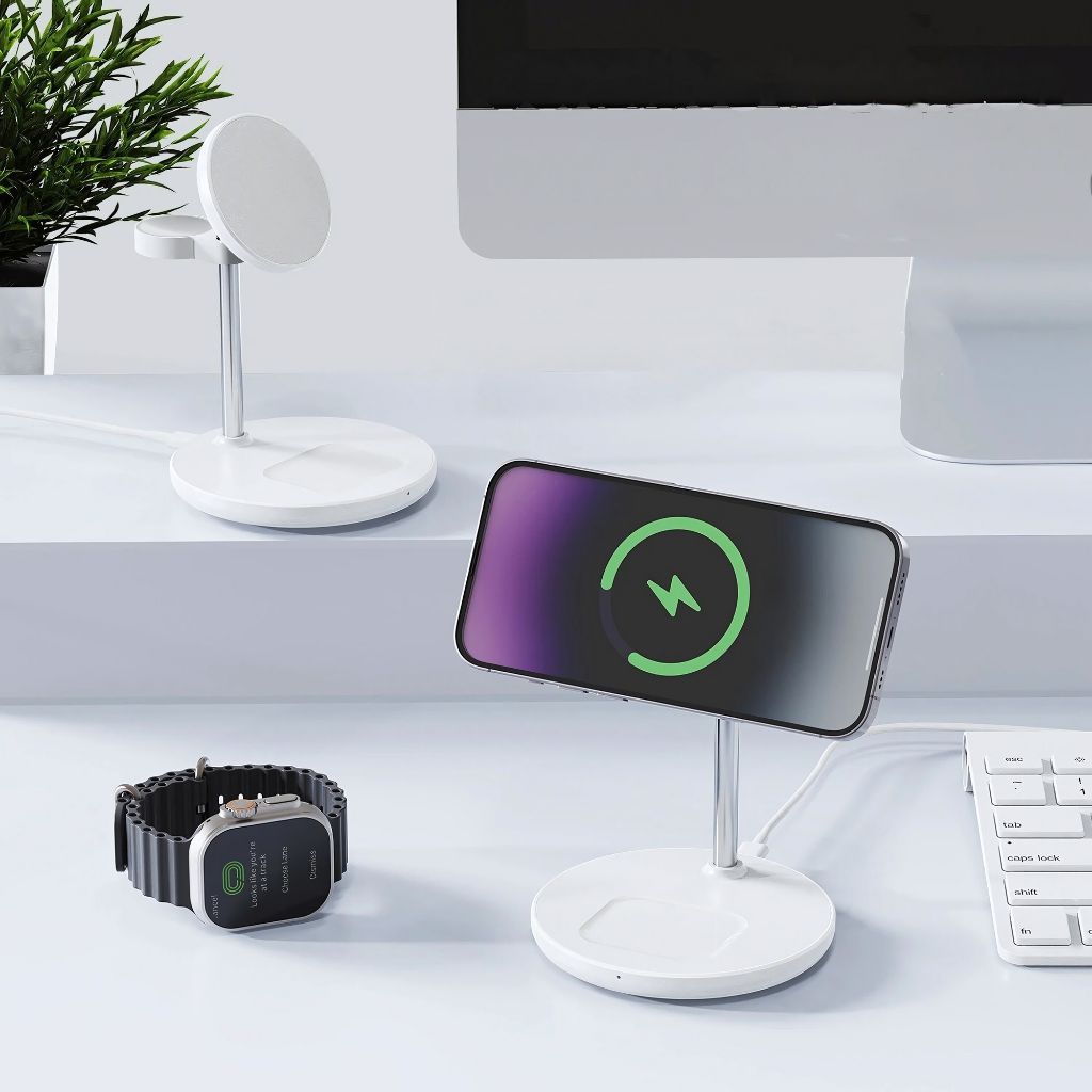 3 in 1 Magnetisches Ladegerät für Apple & Samsung