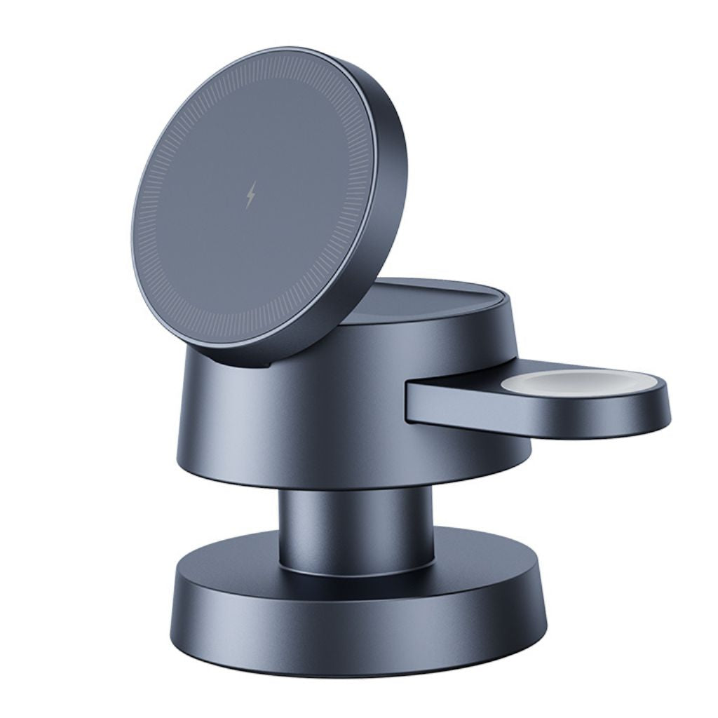 3 in 1 Magnetisches Ladegerät mit Umgebungslicht für Apple