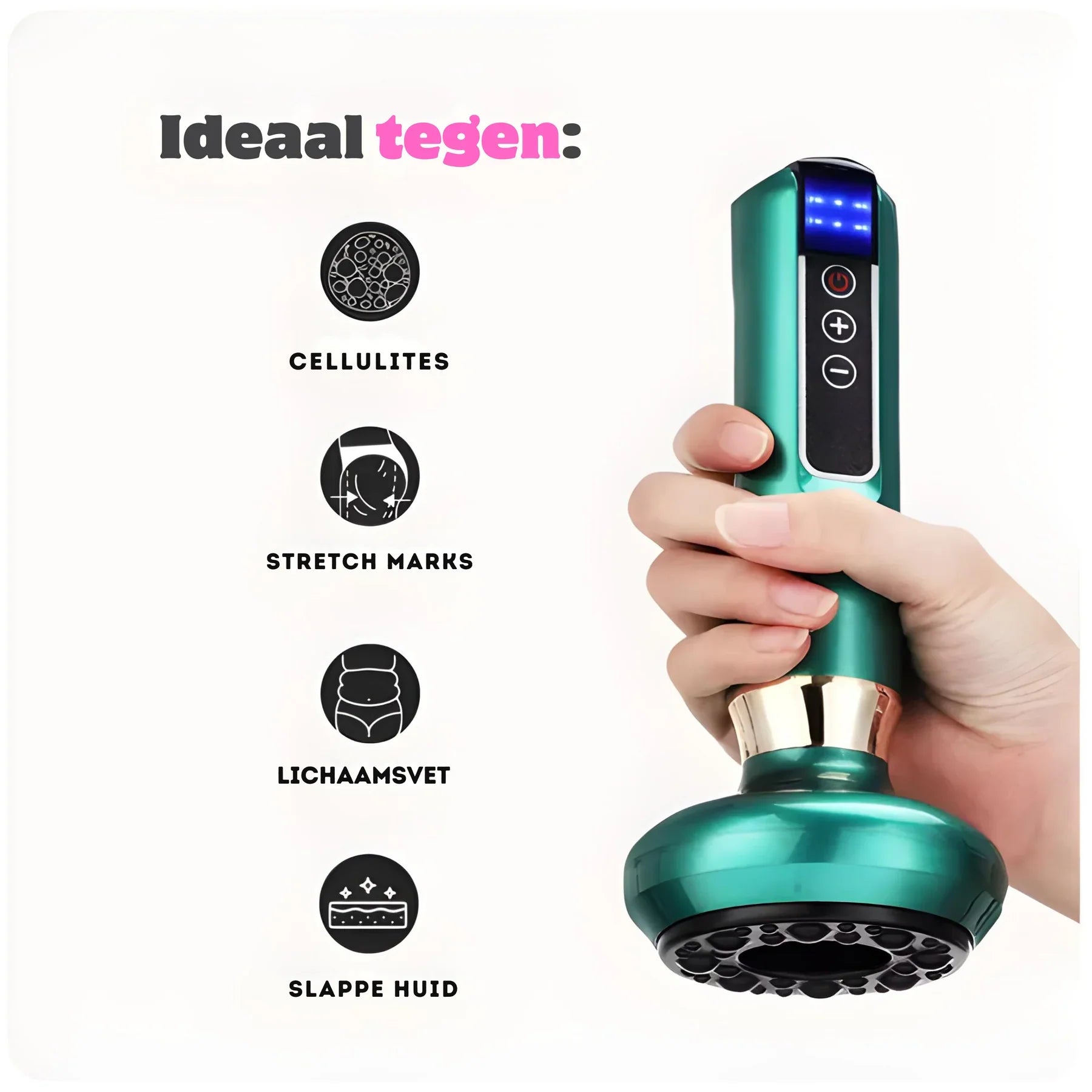 Hautstraffendes Cellulite-Massagegerät – CelluFit Pro