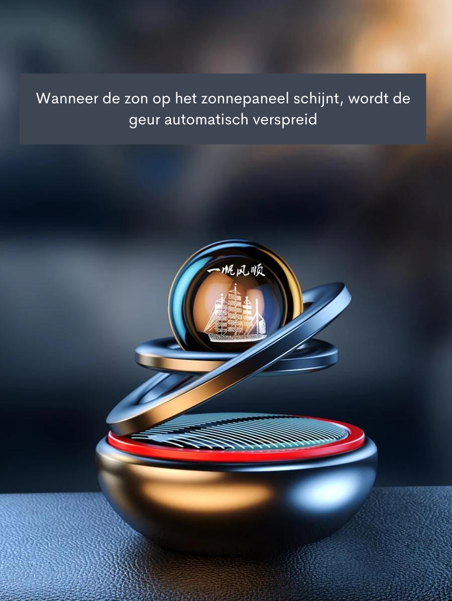 Becotic™ Solar-Auto-Lufterfrischer | Cooles Design und funktioniert mit Solarenergie