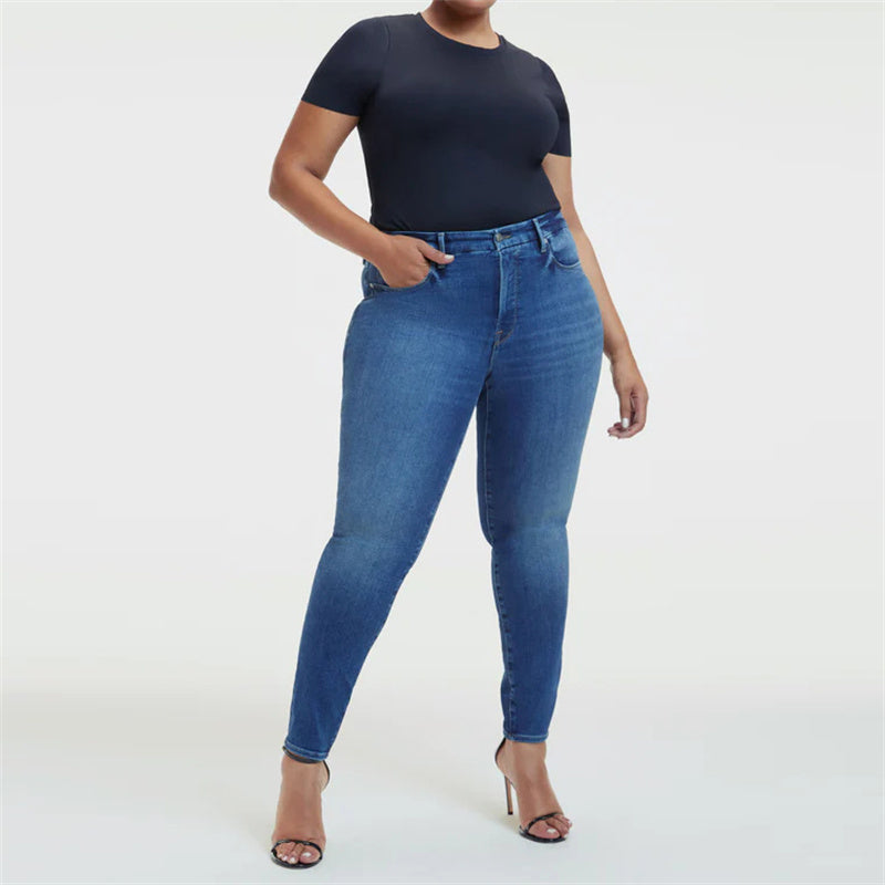 Formende Skinny Tummy Control Jeans - Perfekte Passform und Komfort