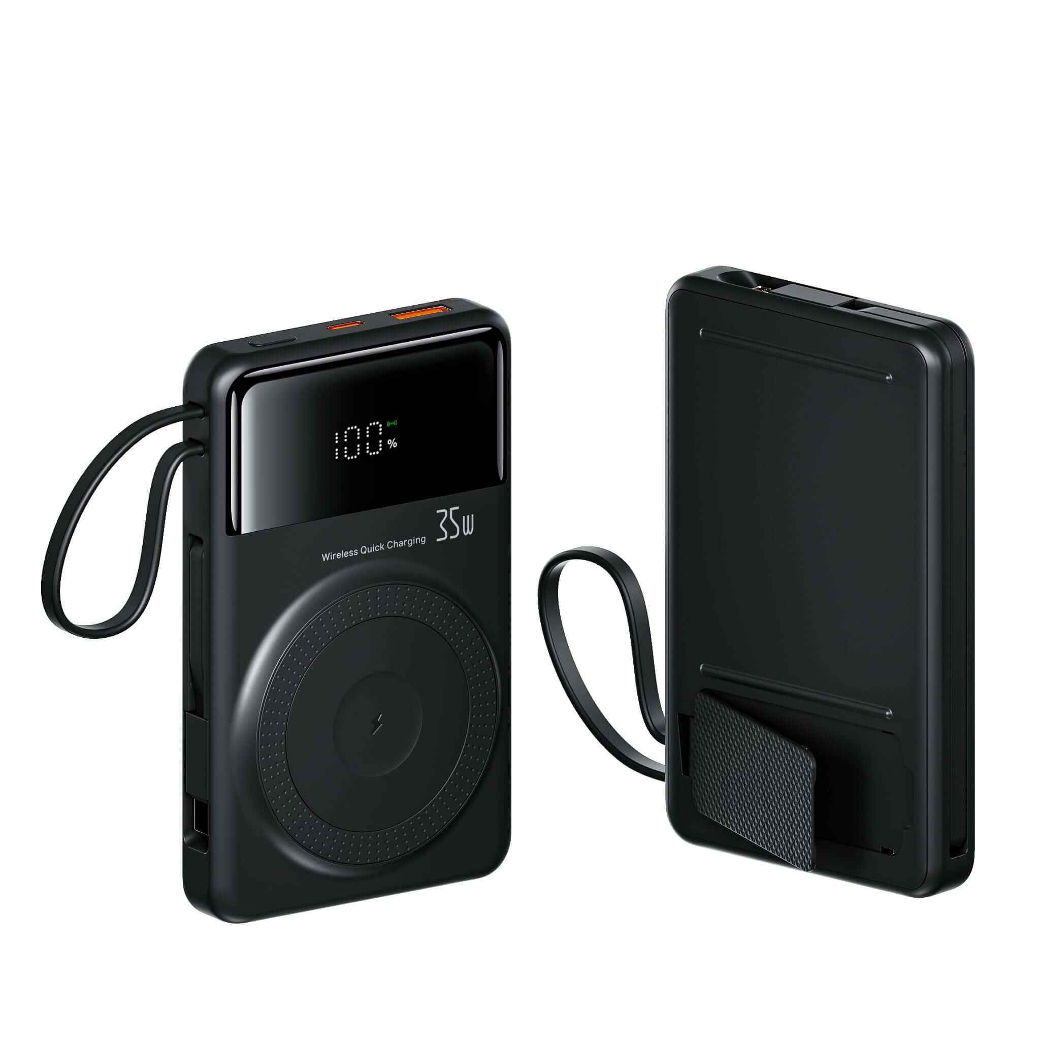 35W MagSafe Wireless Powerbank mit eingebauten Kabeln