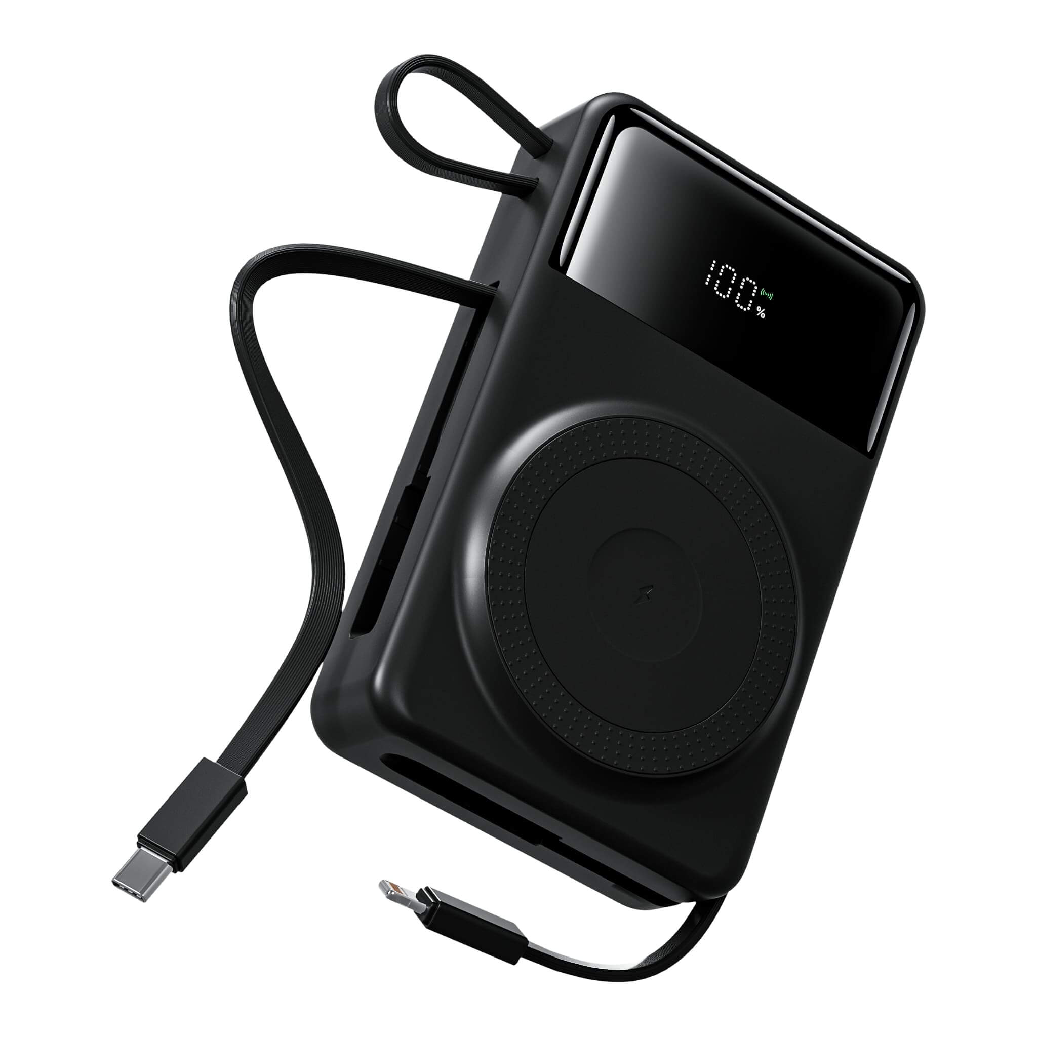 35W MagSafe Wireless Powerbank mit eingebauten Kabeln