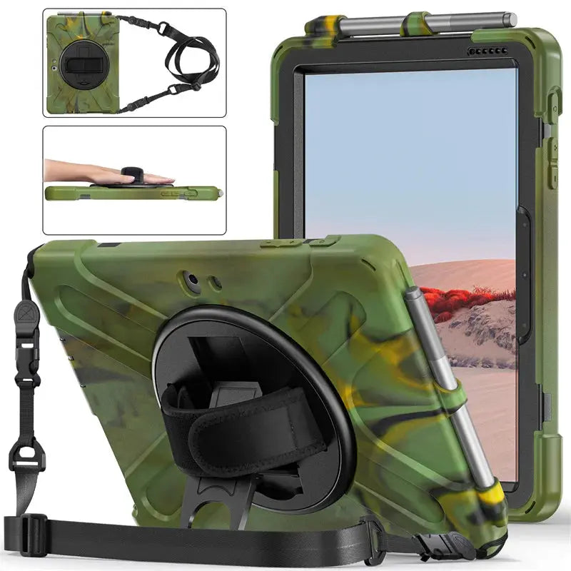 ShieldGuard 360 - Robuste Schutzhülle in Militärqualität für Microsoft Surface Tablet