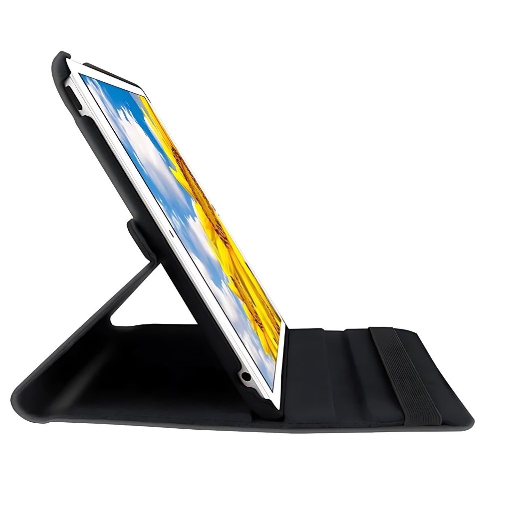 Leder Folio Hülle mit Standfuß für iPad