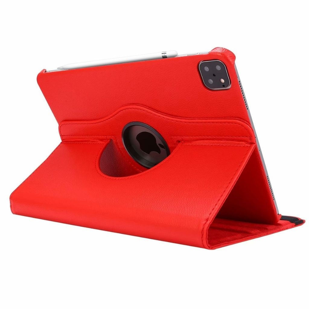Leder Folio Hülle mit Standfuß für iPad