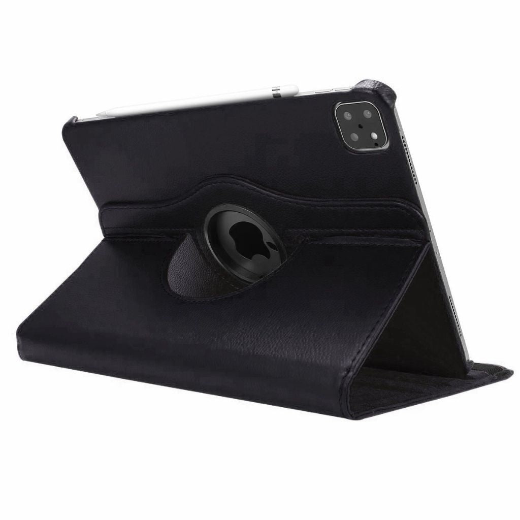 Leder Folio Hülle mit Standfuß für iPad