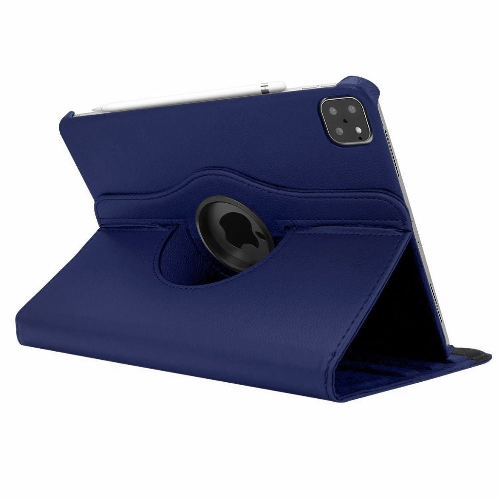 Leder Folio Hülle mit Standfuß für iPad