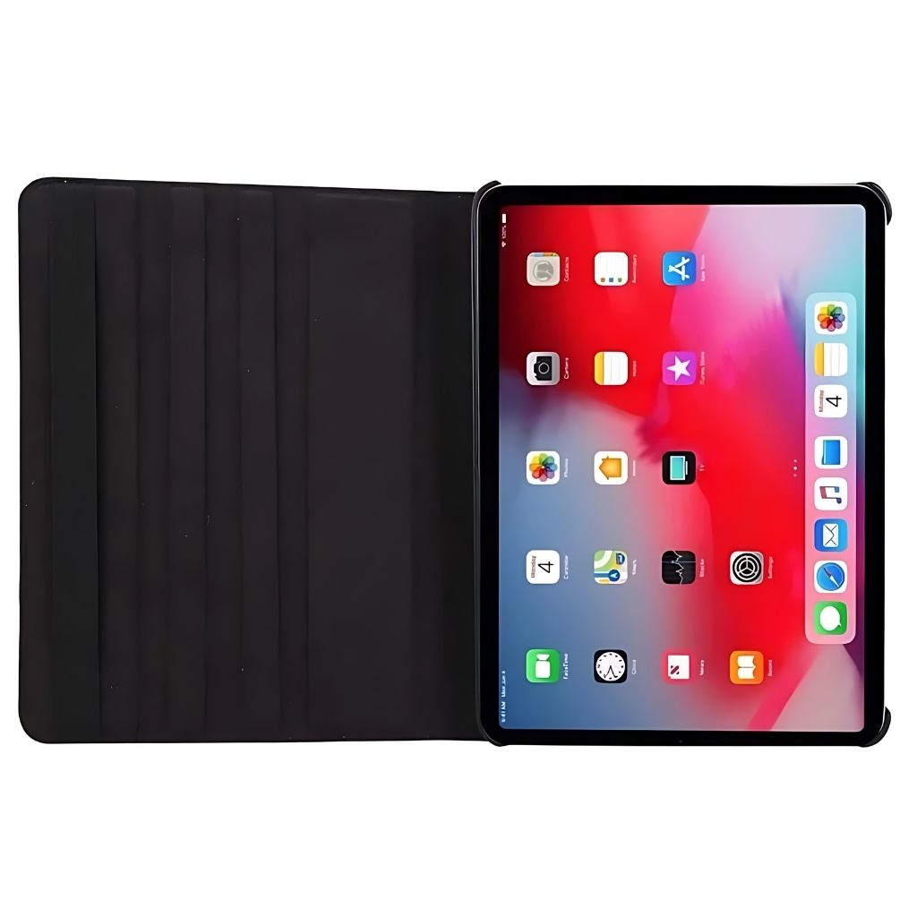 Leder Folio Hülle mit Standfuß für iPad