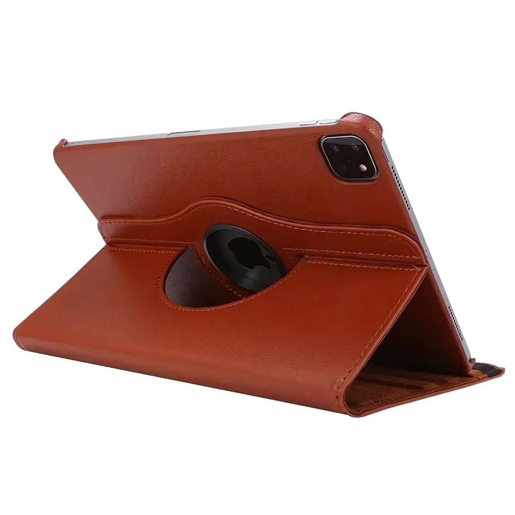 Leder Folio Hülle mit Standfuß für iPad