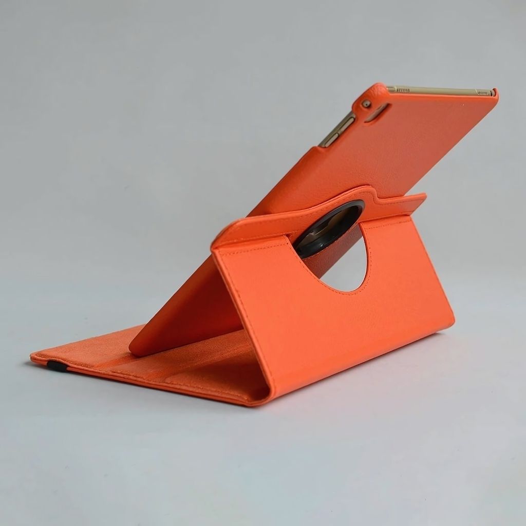 Leder Folio Hülle mit Standfuß für iPad