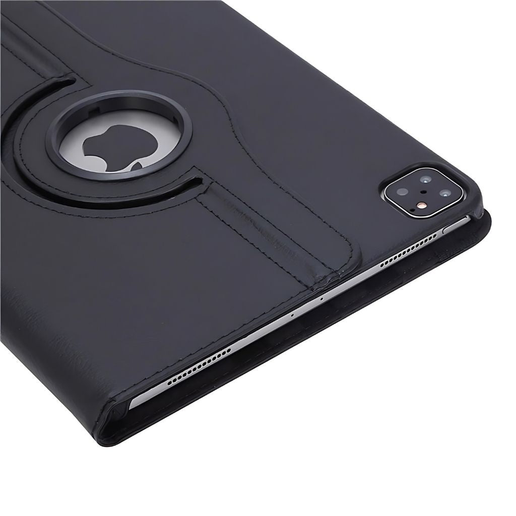 Leder Folio Hülle mit Standfuß für iPad
