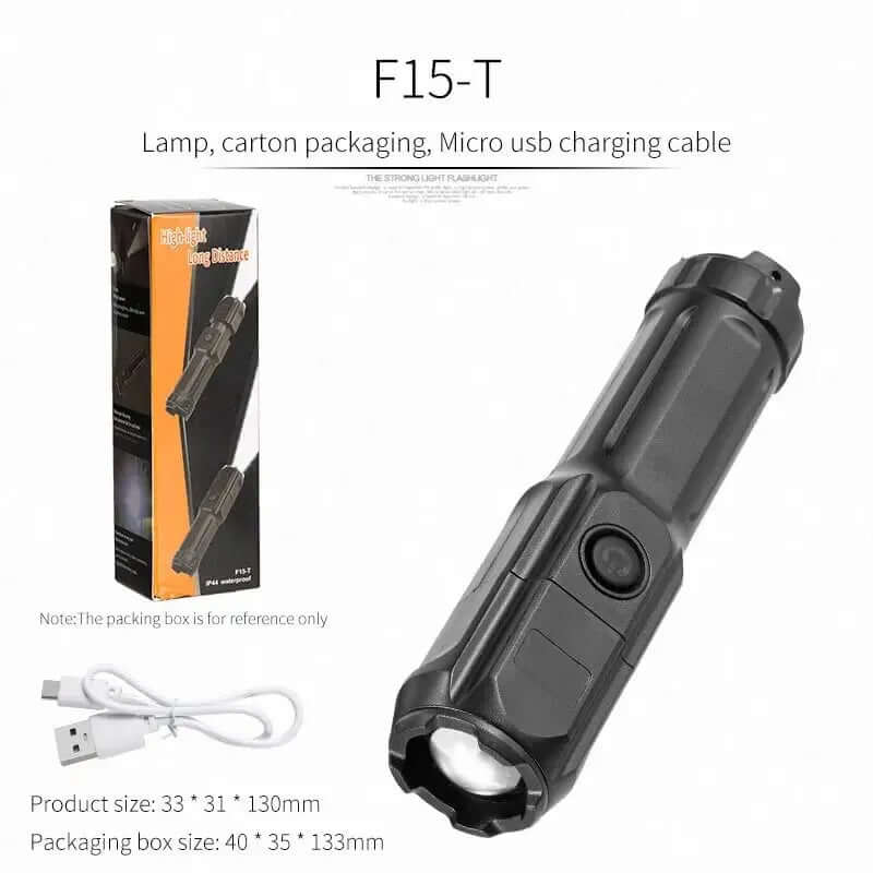 Zelara LED Taschenlampe, Zoom, USB