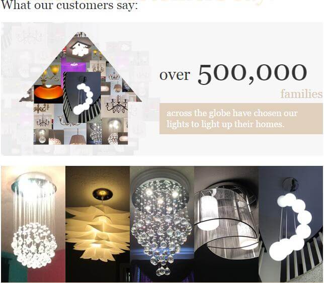 LED-Hängeleuchte, Buntglas & Kupfer - Modernes Design