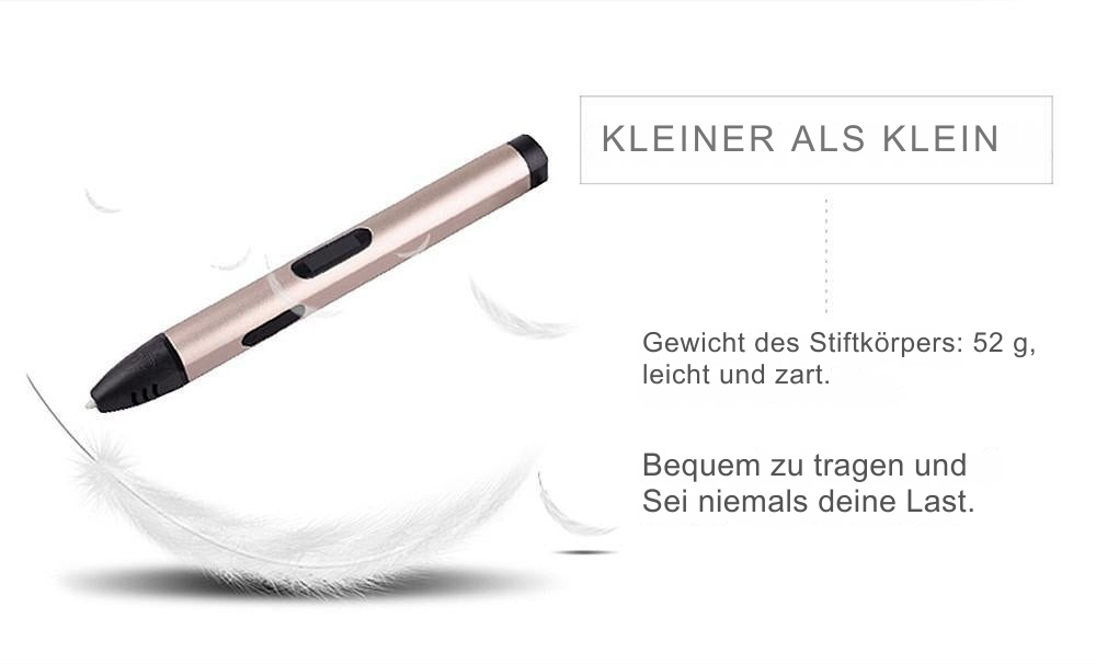 3D-Druckstift der 4. Generation – Kreativ, kompakt und vielseitig