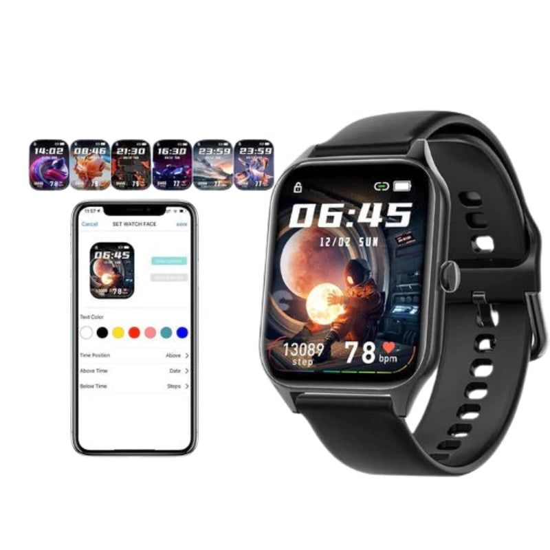 Zelara - Smartwatch mit Blutzuckermessung Herzfrequenzmessung und GPS