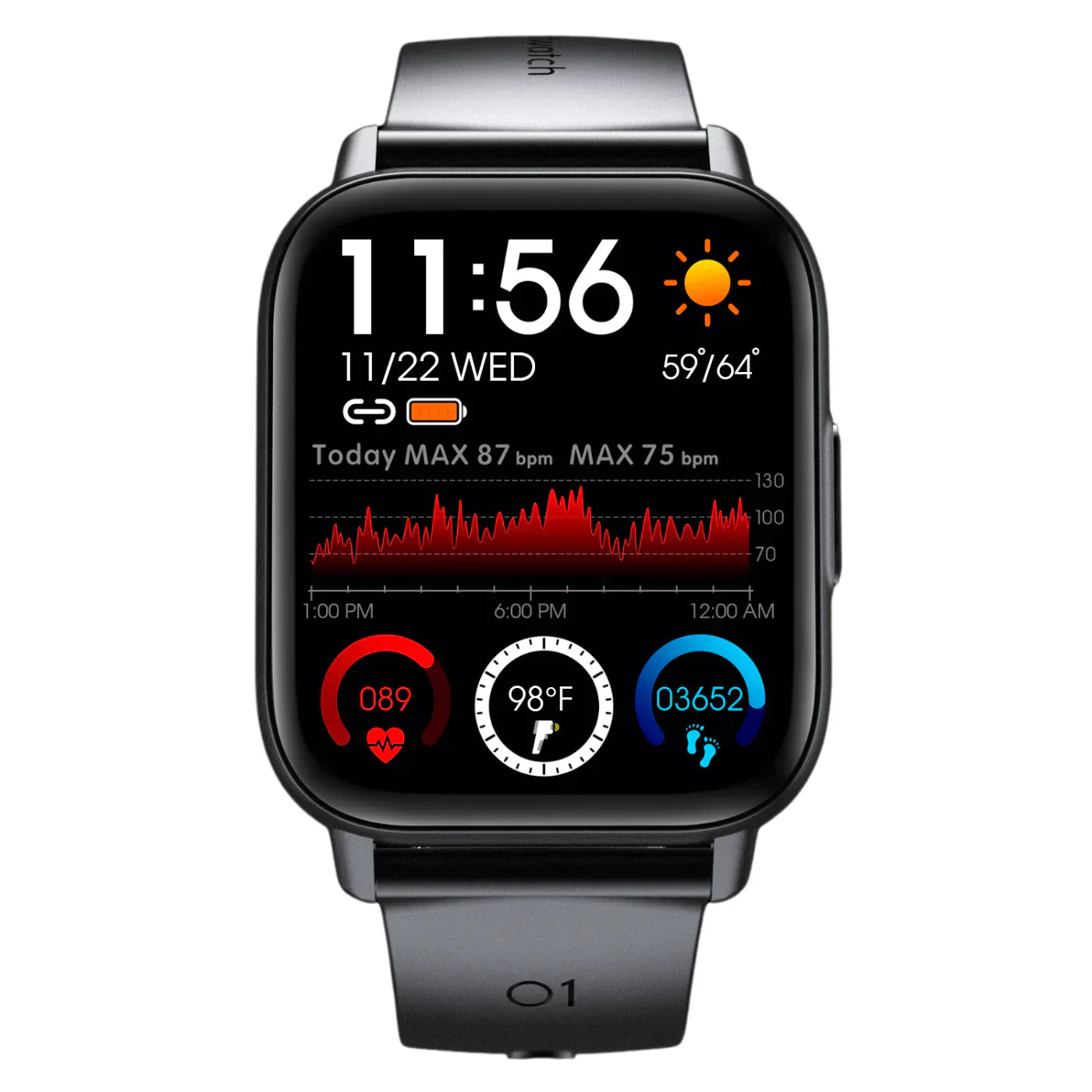 Pro Smartwatches für Männer & Frauen - Sport Tracker, Herzfrequenz- & Blutdruckmonitor, Wasserdichte Laufuhr