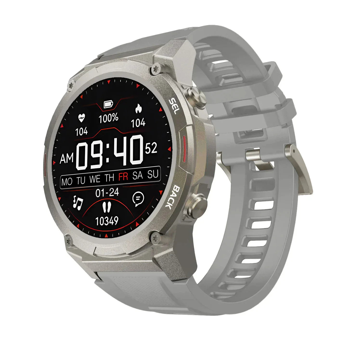 Robuste Smartwatch für Männer – Langlebige Outdoor-Uhr mit langer Batterielebensdauer & GPS-Tracking