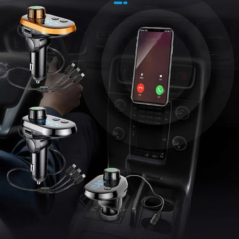 7 in 1 Auto Ladegerät & FM-Transmitter