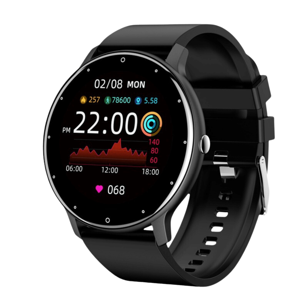 Smartwatch Pro - Wasserfeste Fitness- & Laufuhr mit Schrittzähler und langer Akkulaufzeit