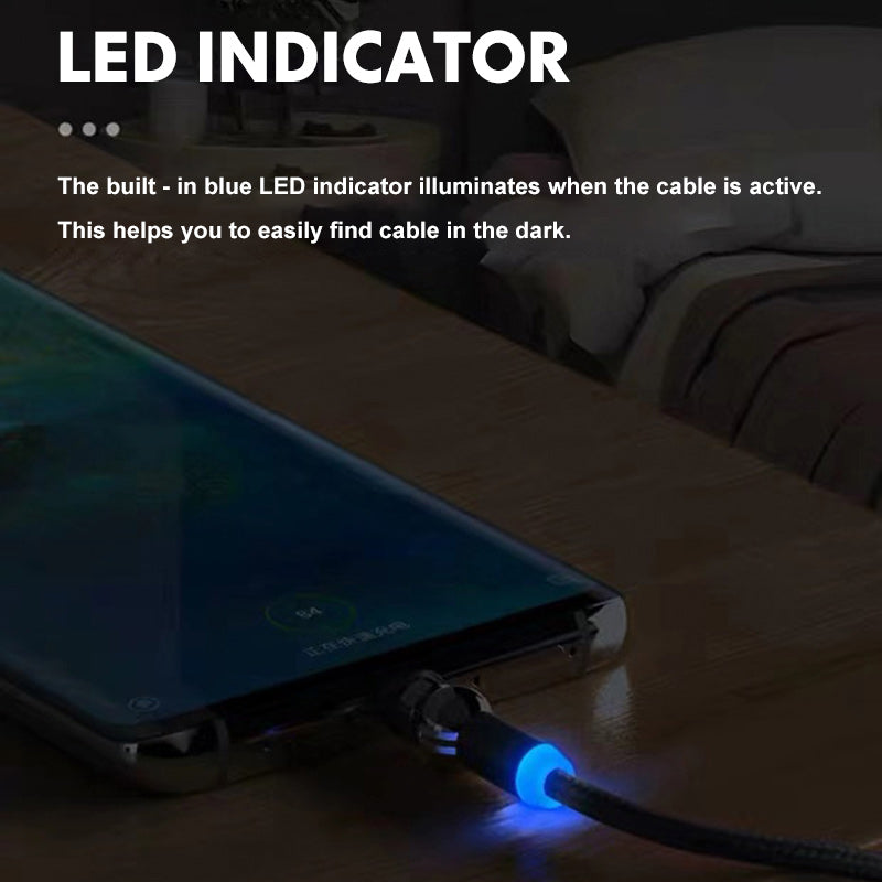 360° Magnetisches Ladekabel