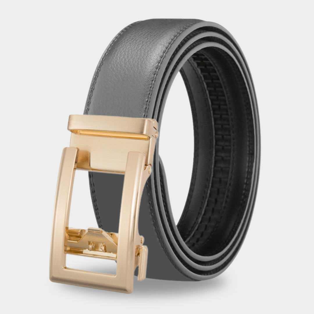 MAJESTICE BELT™ | Automatik-Ledergürtel mit Easy-Click-Verschluss | 1+1 GRATIS